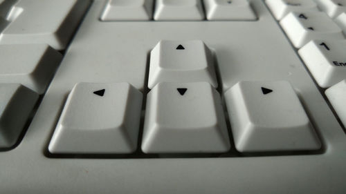 Close-up of computer keyboard