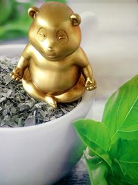 Close-up of buddha statue