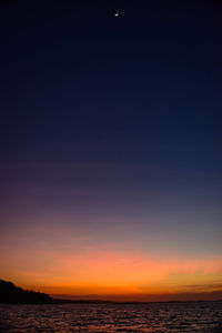 Dramatic sky over sea