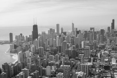 Aerial view of chicago