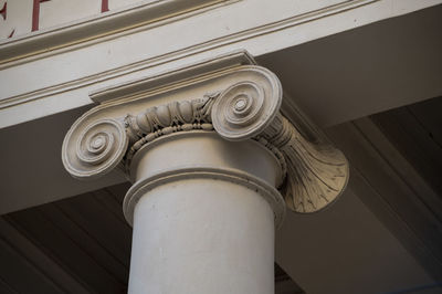 Low angle view of staircase in building