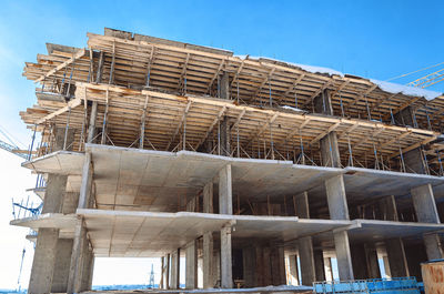 Low angle view of building against sky