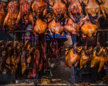 Vegetables for sale at market stall