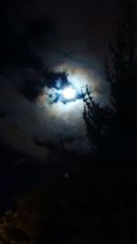 Close-up of moon at night