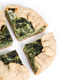 Close-up of food on white background