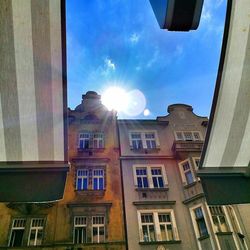 Low angle view of building against sky