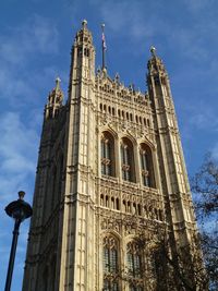 Low angle view of cathedral against sky