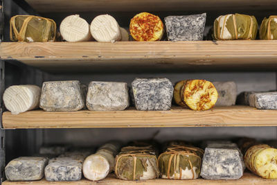 Special cheeses in boutique cheese factory b.s