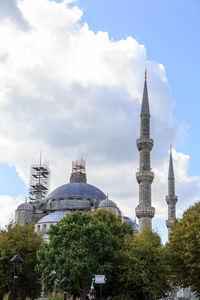 Low angle view of a mosque