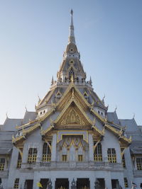 Low angle view of building against sky