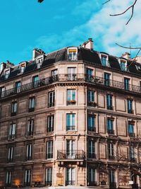 Low angle view of building against sky