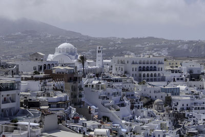 Santorini, greece, may 3, 2024. landscape of the capital fira