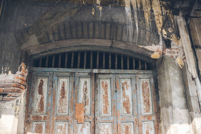 Low angle view of old building