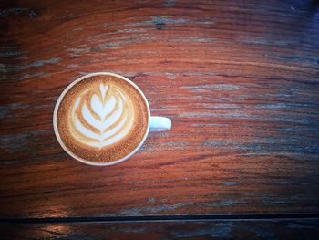 Close-up of coffee on table