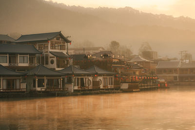 Buildings in city