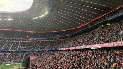 Large group of people in the stadium