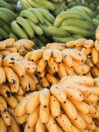 Full frame shot of fruits for sale at market