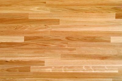 Surface level of wooden floor