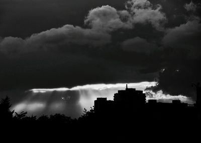 Low angle view of cloudy sky