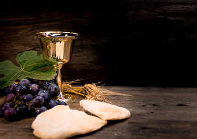 Close-up of drink on table