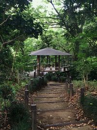 Gazebo in park