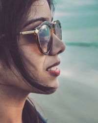 Portrait of man wearing sunglasses