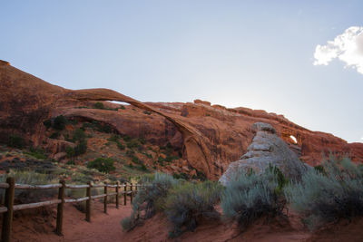 Scenic view of mountain against sky