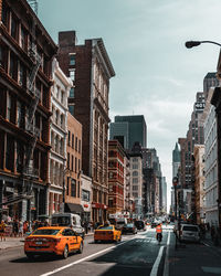 View of new yorks city street 