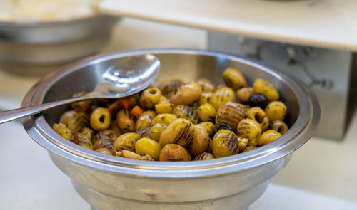 Close-up of food in container