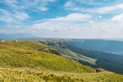 Scenic view of landscape against sky