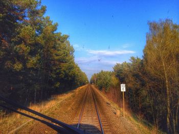 Road passing through landscape