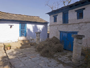 House against sky