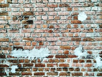 Full frame shot of brick wall