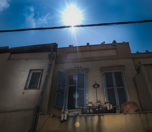 Low angle view of apartment building
