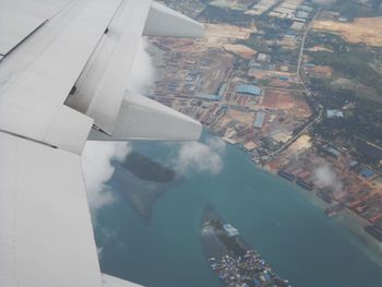 Aerial view of city