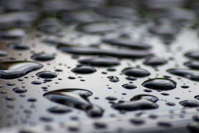 Full frame shot of water in container