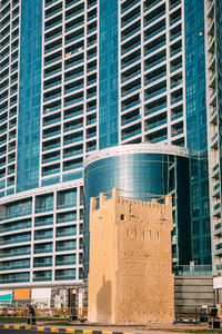 Low angle view of skyscrapers