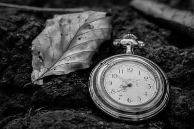 Close-up of clock