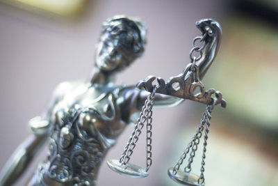 Close-up of lady justice