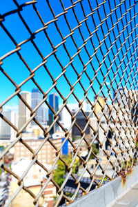 Full frame shot of chainlink fence