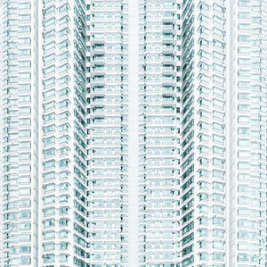 Full frame shot of modern residential buildings