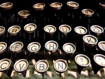 Close-up of computer keyboard