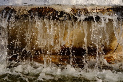 Full frame shot of water splashing