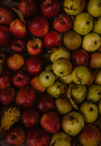 Full frame shot of apples