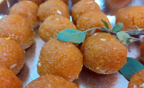 Close-up of dessert in plate