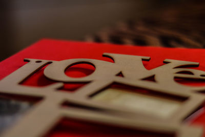 Close-up of red rose