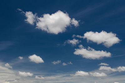 Low angle view of cloudy sky