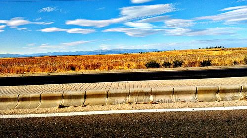 Landscape against sky