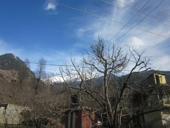 Low angle view of building against sky