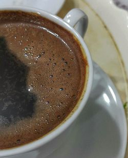 Close-up of coffee cup